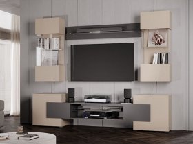 Гостиная Фэнтези (кашемир/графит) в Пеледуе - peleduj.mebel-nsk.ru | фото