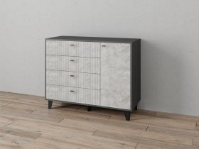 Комод «Катрин-13» (графит/мальта) в Пеледуе - peleduj.mebel-nsk.ru | фото