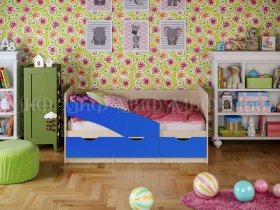 Кровать детская Бабочки 2,0 м в Пеледуе - peleduj.mebel-nsk.ru | фото