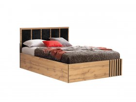 Кровать двуспальная с подъем. мех. 1,6 м Либерти 51.20 в Пеледуе - peleduj.mebel-nsk.ru | фото