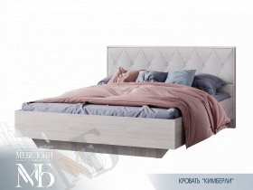 Кровать двуспальная 1,6м Кимберли КР-13 в Пеледуе - peleduj.mebel-nsk.ru | фото