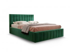 Кровать мягкая 1,6 Вена стандарт, вар.1 в Пеледуе - peleduj.mebel-nsk.ru | фото