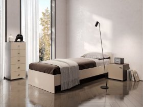 Кровать односпальная 0,9м Гиза в Пеледуе - peleduj.mebel-nsk.ru | фото