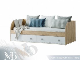 Кровать с ящиками Тренд КР-01 в Пеледуе - peleduj.mebel-nsk.ru | фото