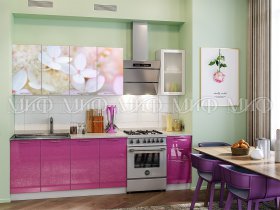 Кухонный гарнитур Вишневый цвет в Пеледуе - peleduj.mebel-nsk.ru | фото