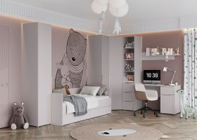 Модульная детская «Тефия» (тефия/софт сантьяго) в Пеледуе - peleduj.mebel-nsk.ru | фото
