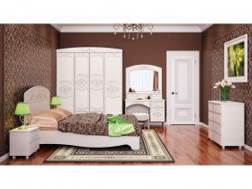 Модульная спальня Каролина в Пеледуе - peleduj.mebel-nsk.ru | фото