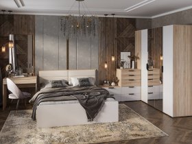 Модульная спальня Норд в Пеледуе - peleduj.mebel-nsk.ru | фото