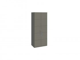 Шкаф для одежды с 2 дверями Наоми (джут/фон серый) СМ-208.07.03 в Пеледуе - peleduj.mebel-nsk.ru | фото