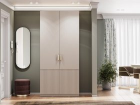 Шкаф двухстворчатый Эккервуд (Нью) (меланж) в Пеледуе - peleduj.mebel-nsk.ru | фото
