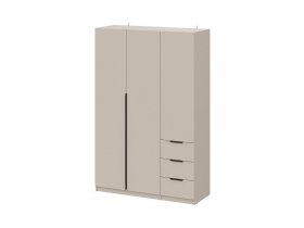 Шкаф трехстворчатый с ящиками ШК-22 (меланж) в Пеледуе - peleduj.mebel-nsk.ru | фото