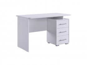 Стол компьютерный 1200 Лайт-2 (белый/белый) в Пеледуе - peleduj.mebel-nsk.ru | фото