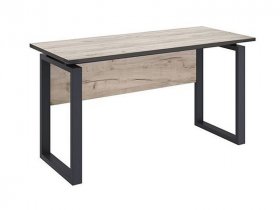 Стол офисный Ст077.0_140 Гермес лофт (дуб крафт серый) в Пеледуе - peleduj.mebel-nsk.ru | фото