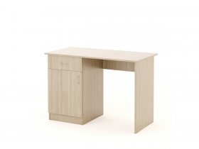 Стол письменный СП-01 (Биг) ясень шимо светлый в Пеледуе - peleduj.mebel-nsk.ru | фото