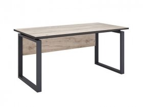 Стол руководителя Ст075.0 Гермес лофт (дуб крафт серый) в Пеледуе - peleduj.mebel-nsk.ru | фото